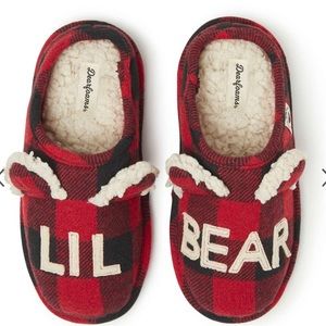 Dearfoams- Kids Nino Oso Buffalo Check Clog Slipper